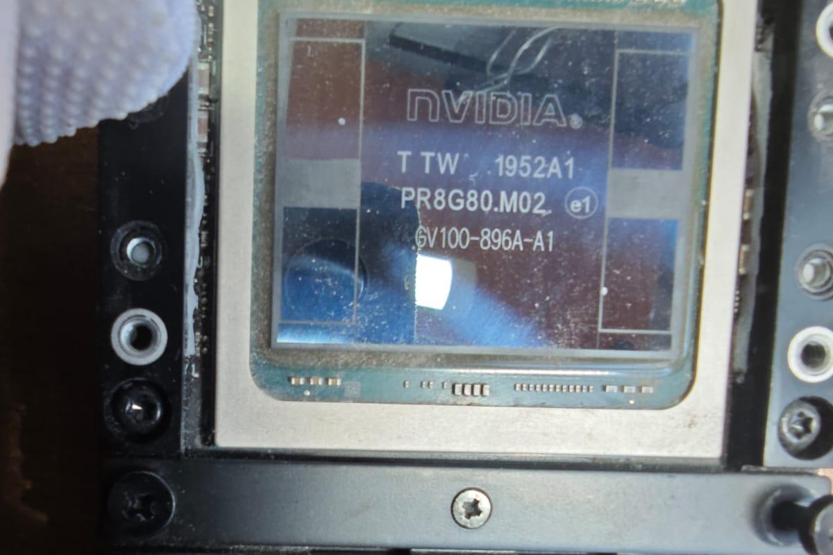 Востановление, и попытка запуска tesla v100